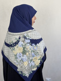 روسری کشمیر گوچی وارداتی رنگ سورمه ای