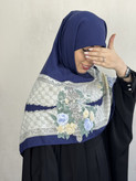 روسری کشمیر گوچی وارداتی رنگ سورمه ای