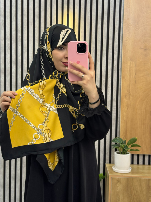 روسری ابریشم توییل قواره ۱۴۰