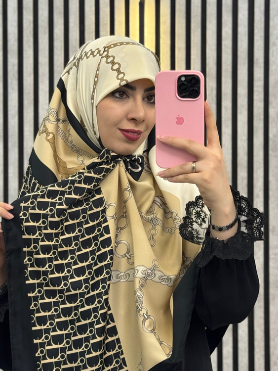 روسری ابریشم توییل قواره۱۴۰