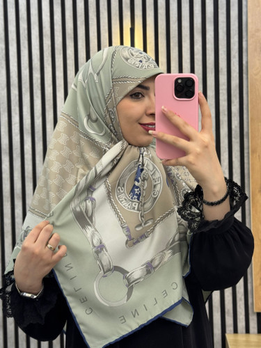 روسری ابریشم توییل قواره۱۴۰