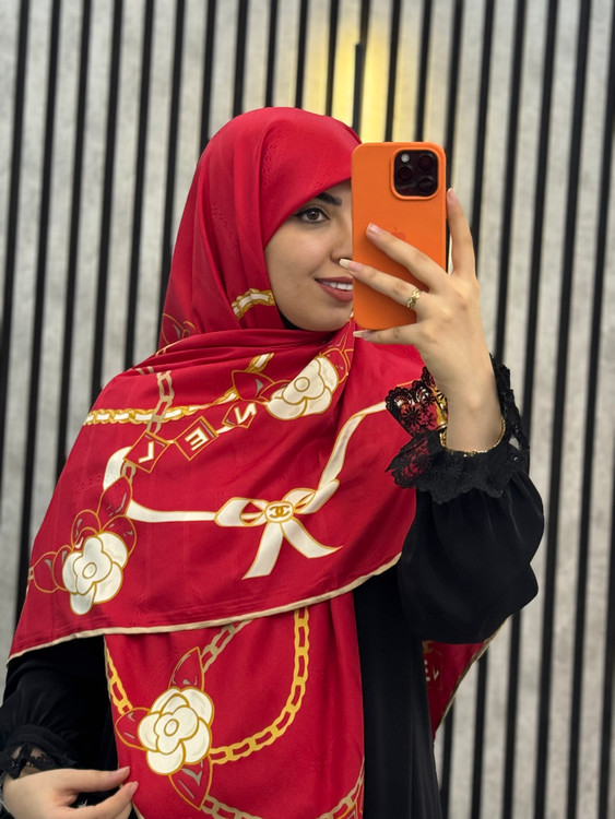 خرید روسری ابریشم ژاکارد قیمت مناسب