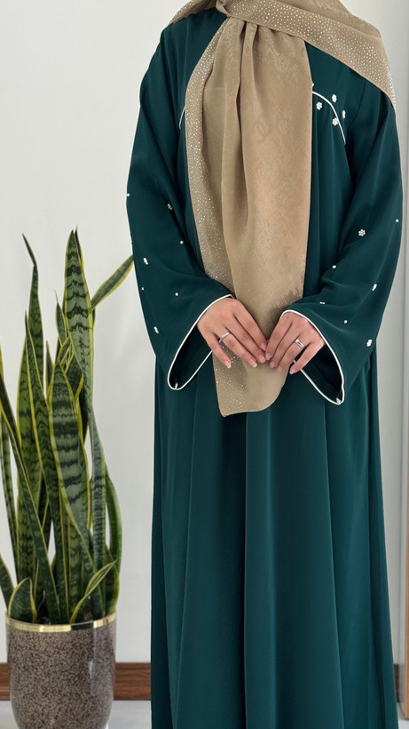 عبامروارید رنگ سبز